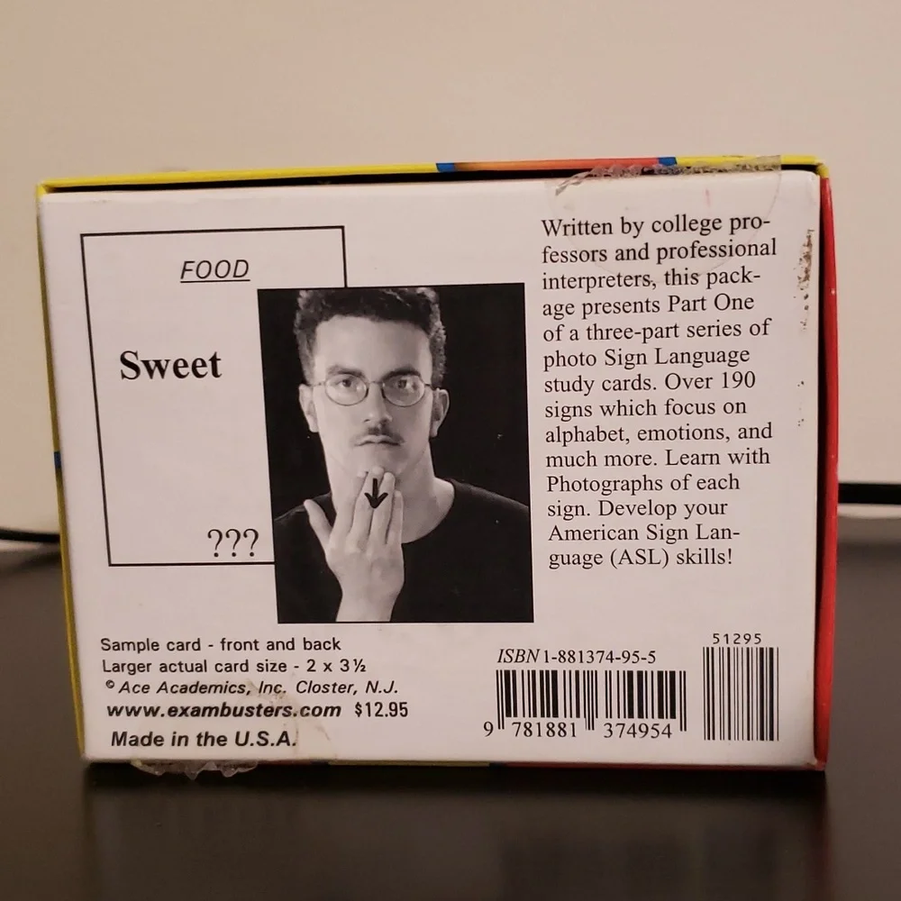 Sign language study cards - Picture 2 of 2